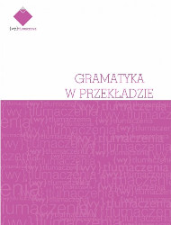 Okładka książki "Gramatyka w przekładzie"