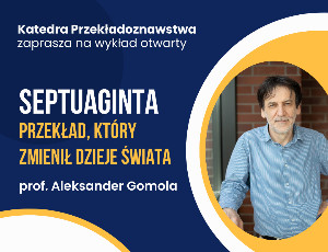 Fragment plakatu z zaproszeniem na wykład