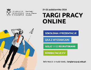 Plakat z zaproszeniem na Targi Pracy październik 2024