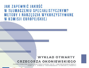 Plakat z zaproszeniem na wykład